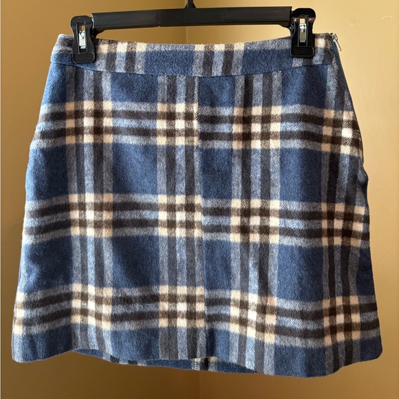 Lulu's Mad for Plaid Blue Plaid Mini Skirt - Picture 4 of 7
